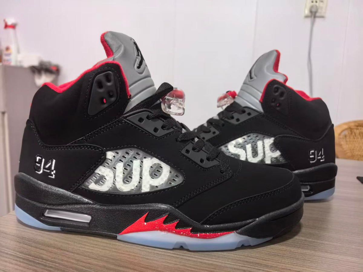 Air Jordan 5 Retro Supreme 'Black'