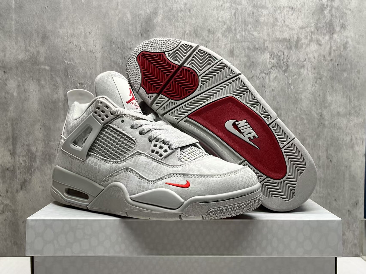 Air Jordan x Nigel Sylvester 4 Retro OG 'Brick After Brick' Grey/Red