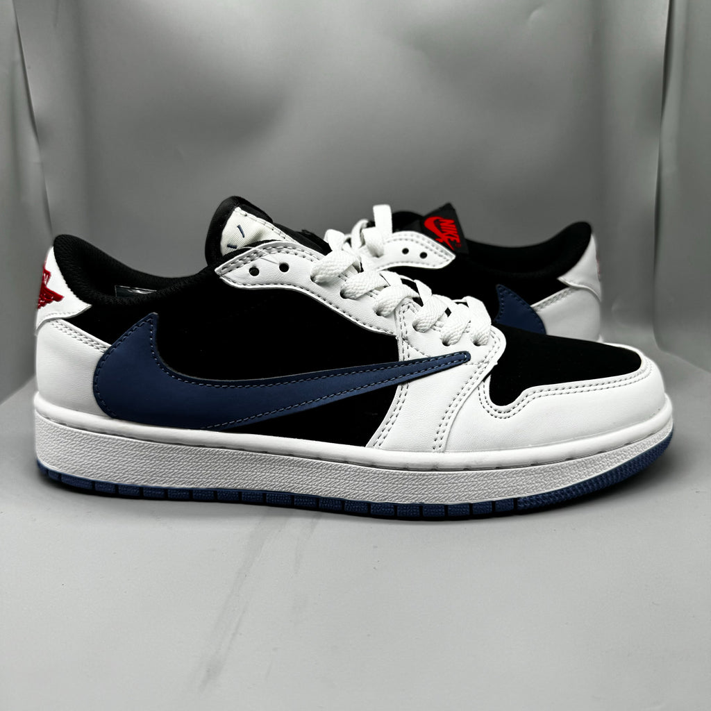 Air Jordan 1 Low x Travis Scott Black Navy Custom 2024
