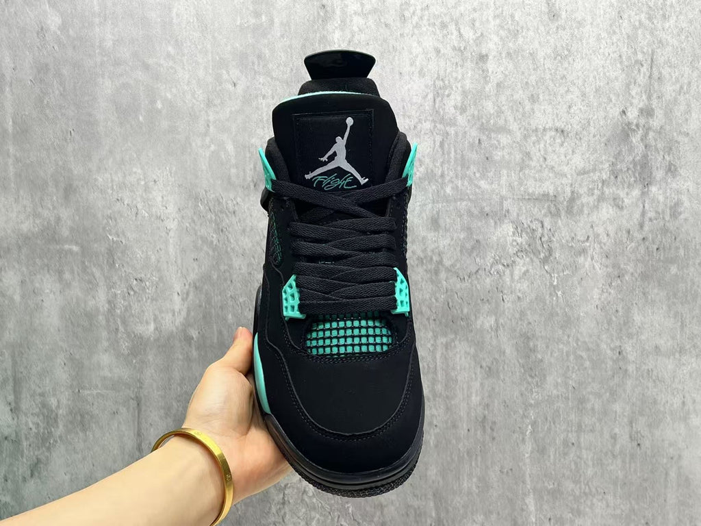 Air Jordan 4 Retro – Tiffany Blue Thunder Custom (2025)