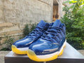 Air Jordan 11 Retro Navy Blue Yellow Custom