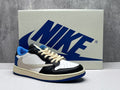 Air Jordan 1 Low 'White/Blue Lightning Reverse Swoosh'