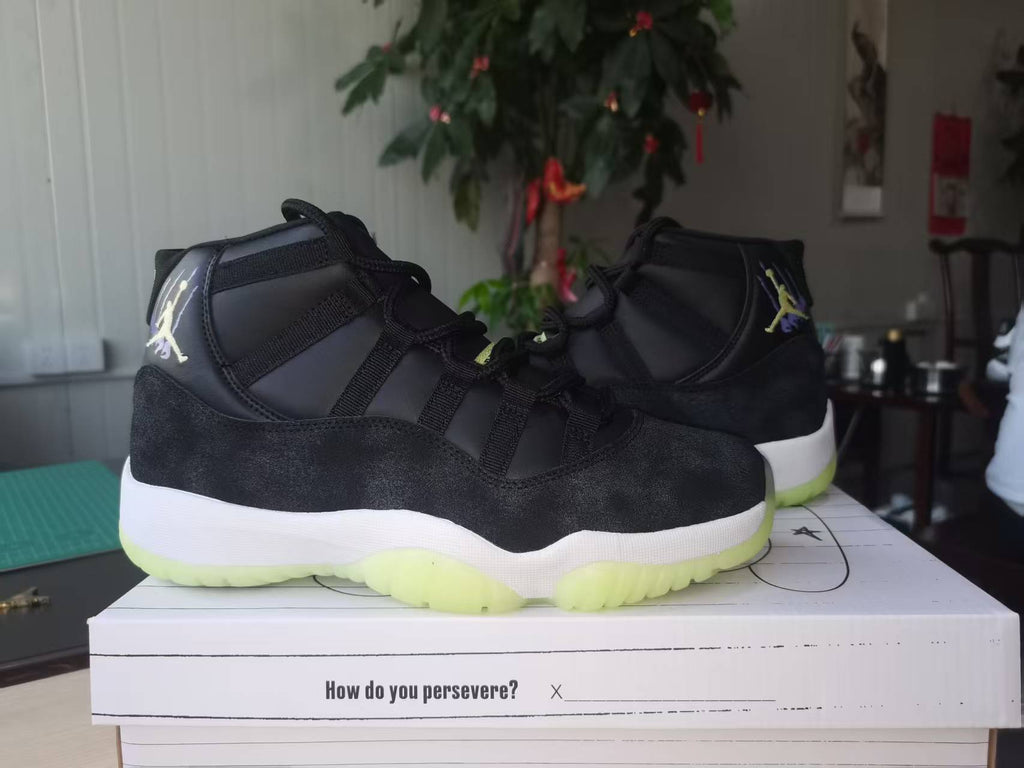 Air Jordan 11 Retro "Inner Beast" Black/Barely Volt (GS)