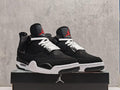 Air Jordan 4 Retro 'Black Suede Red Tongue'