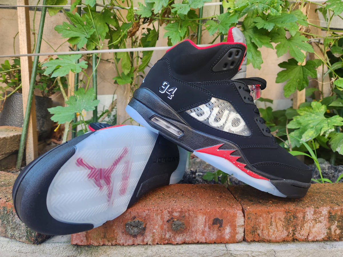 Air Jordan 5 Retro Supreme 'Black'