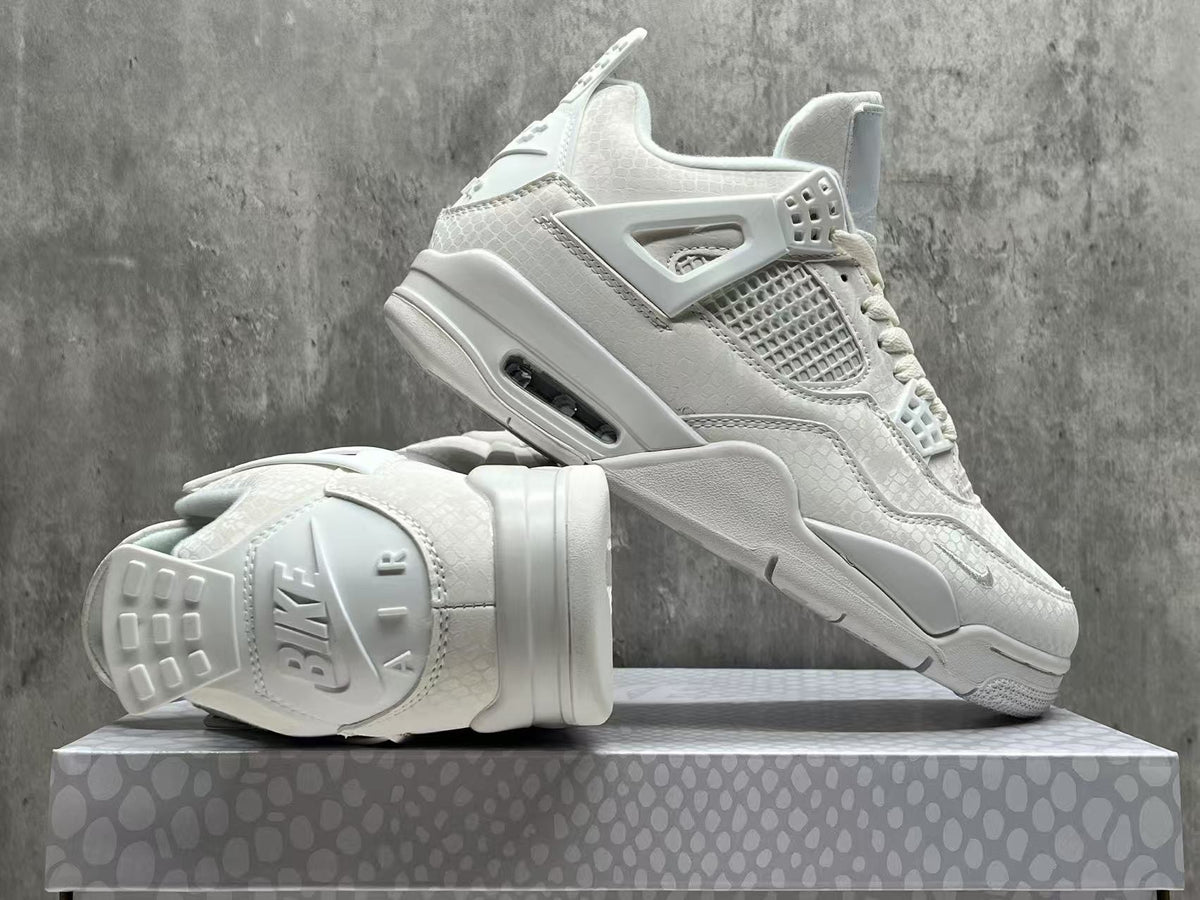Air Jordan 4 x Nigel Sylvester – White Mamba Custom