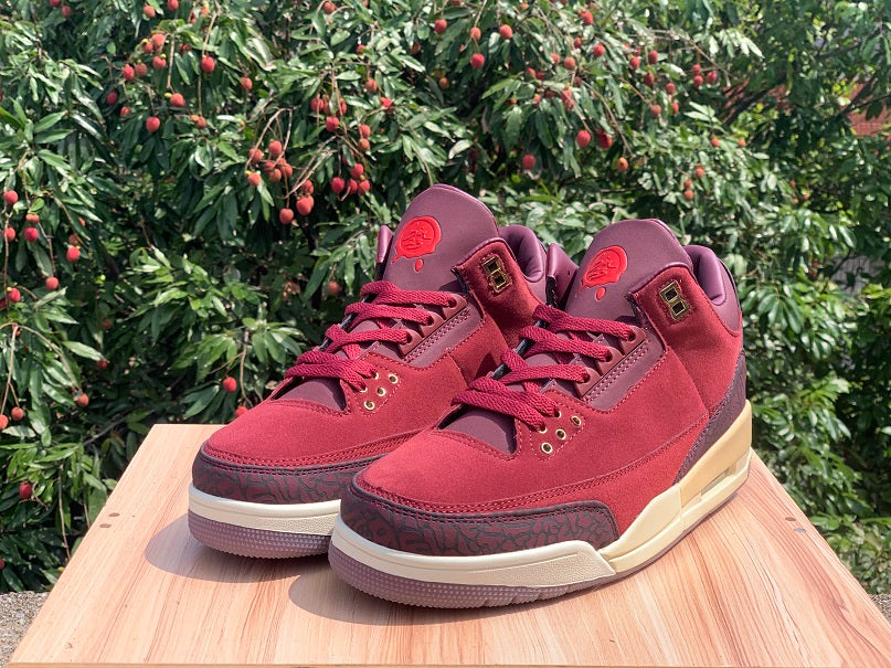 Air Jordan 3 OG "Bin 23" Team Red / Metallic Gold