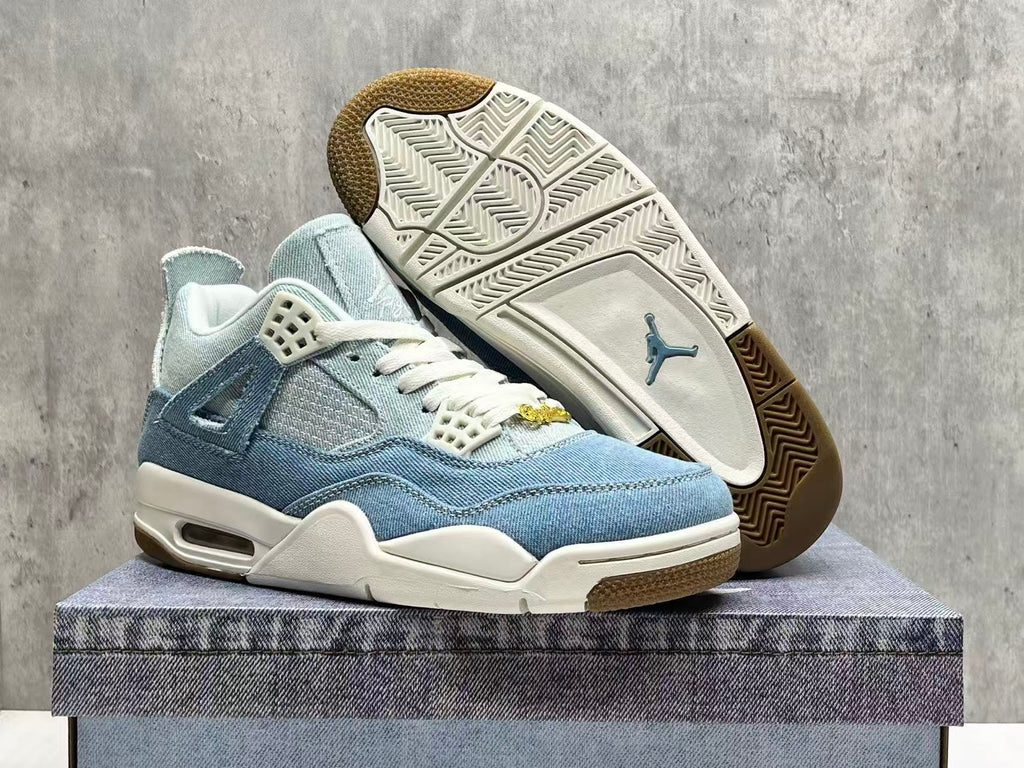 Women's Air Jordan 4 Retro TEX "Worn Blue Denim"