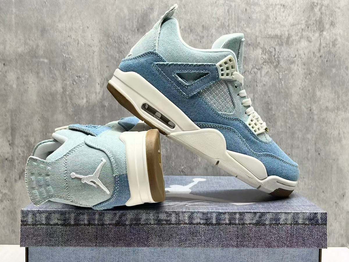 Women's Air Jordan 4 Retro TEX "Worn Blue Denim"