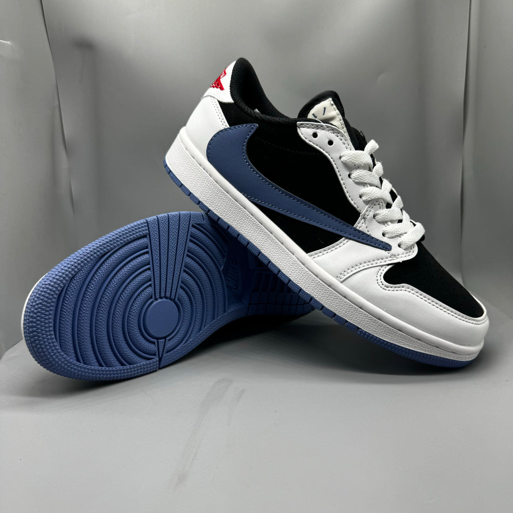 Air Jordan 1 Low x Travis Scott Black Navy Custom 2024