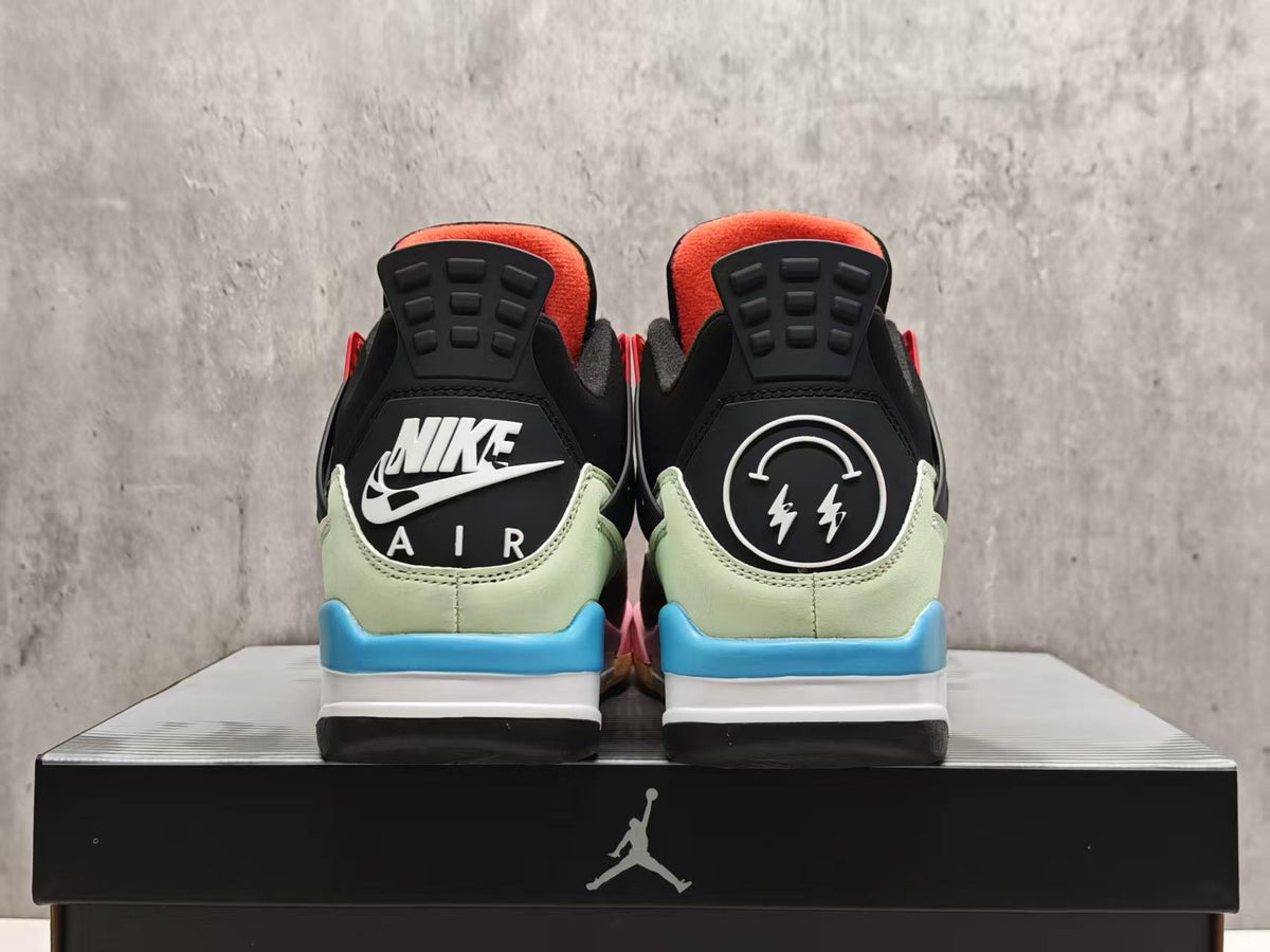 Air Jordan 4 Retro - Neutral Upper with Tropical Sole
