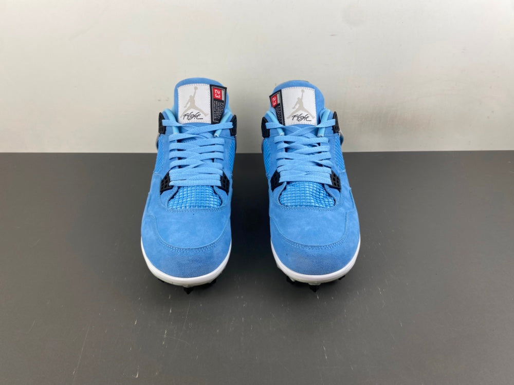 Air Jordan 4 Retro Custom Golf Shoe - University Blue