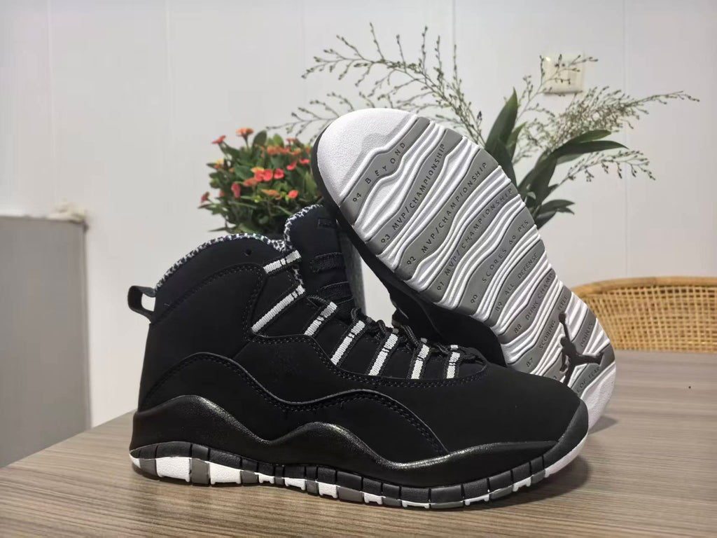 Air Jordan 10 Retro Stealth 'Black/White' 310806-003