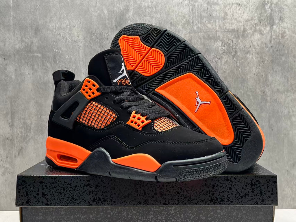 Nike Air Jordan 4 Retro Orange Shoes