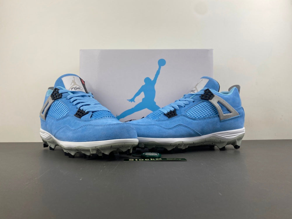 Air Jordan 4 Retro Custom Golf Shoe - University Blue