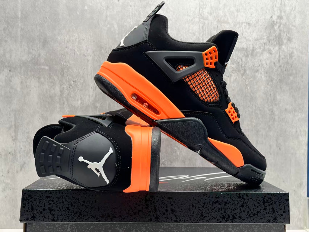Nike Air Jordan 4 Retro Orange Shoes