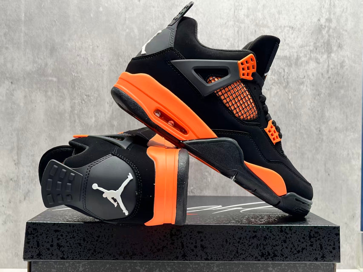 Nike Air Jordan 4 Retro Orange Shoes