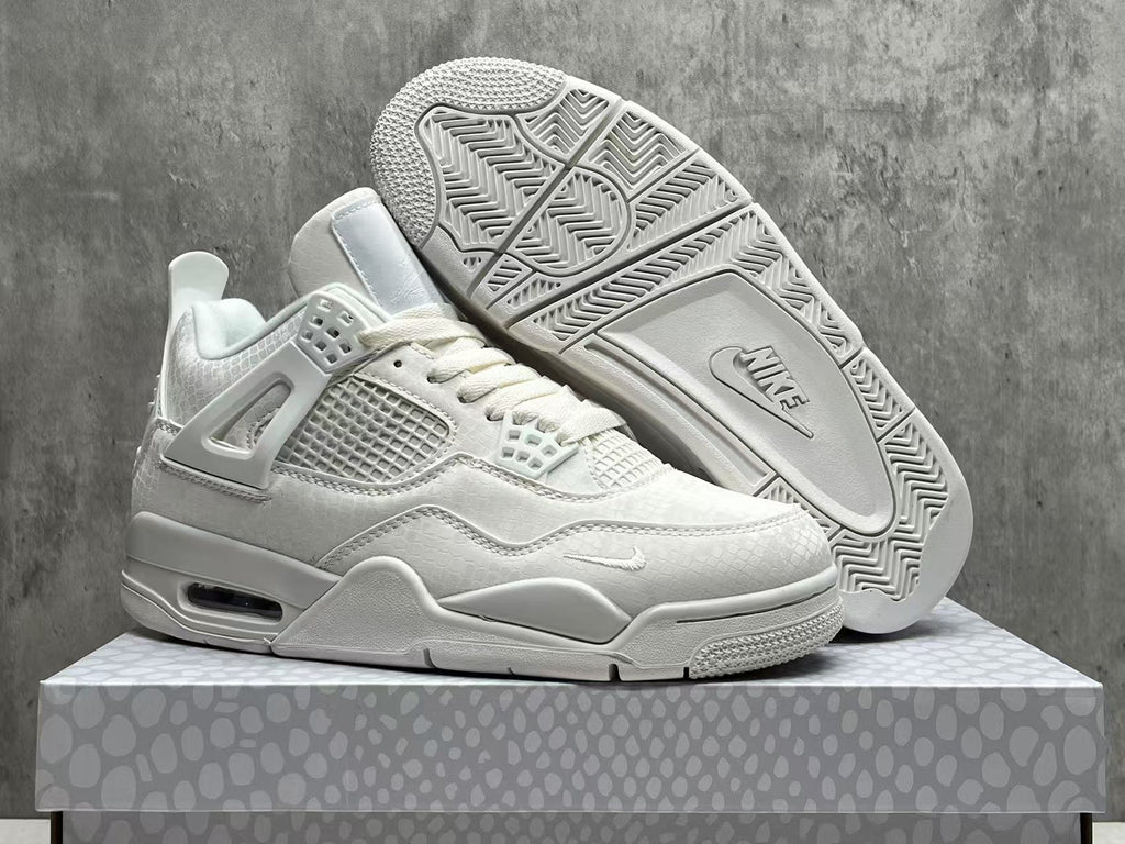 Air Jordan 4 x Nigel Sylvester – White Mamba Custom