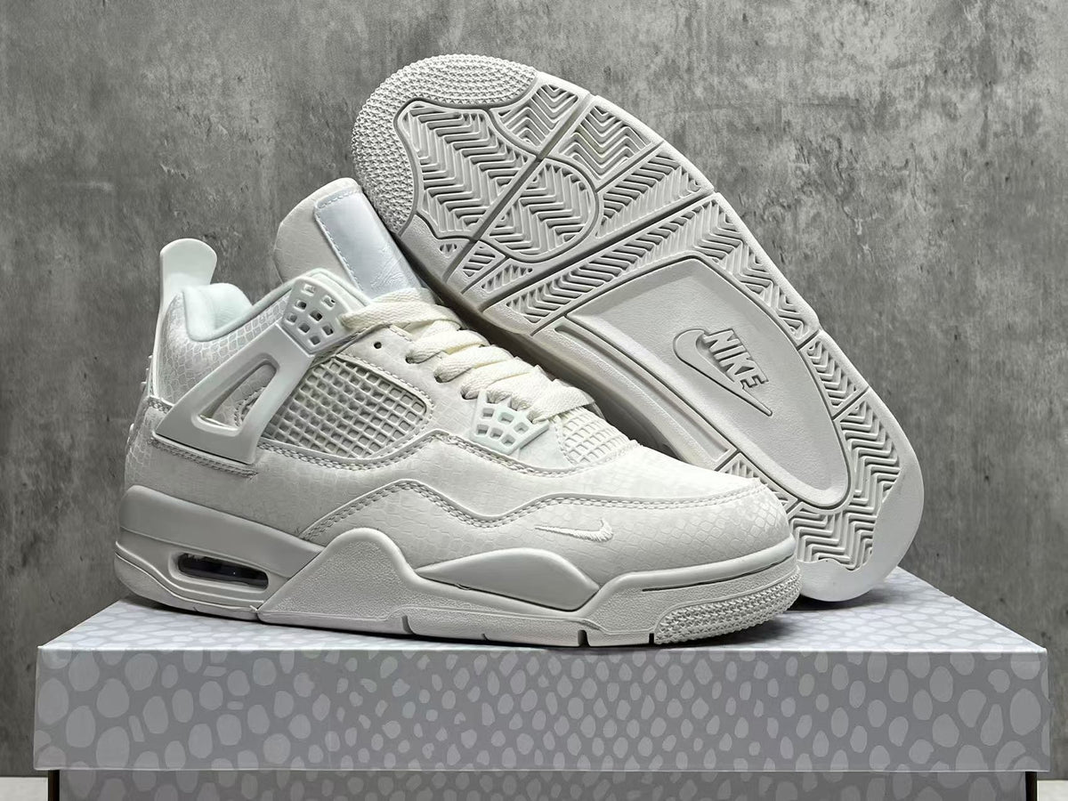 Air Jordan 4 x Nigel Sylvester – White Mamba Custom