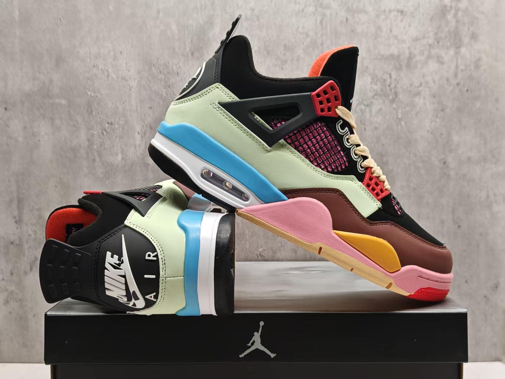 Air Jordan 4 Retro - Neutral Upper with Tropical Sole