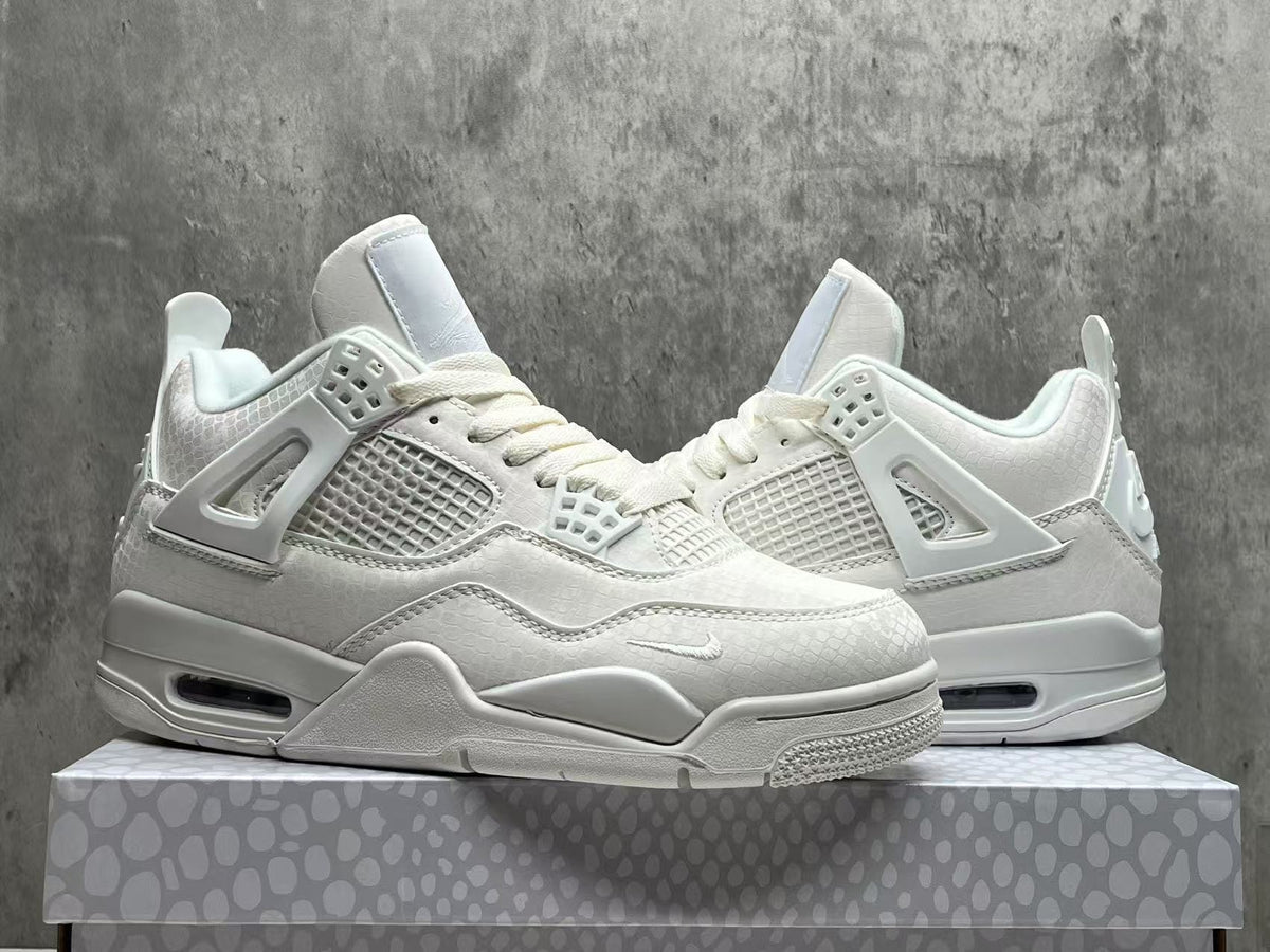Air Jordan 4 x Nigel Sylvester – White Mamba Custom