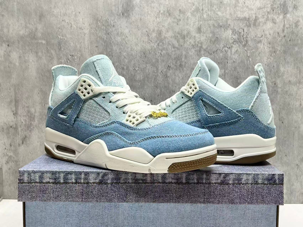 Women's Air Jordan 4 Retro TEX "Worn Blue Denim"