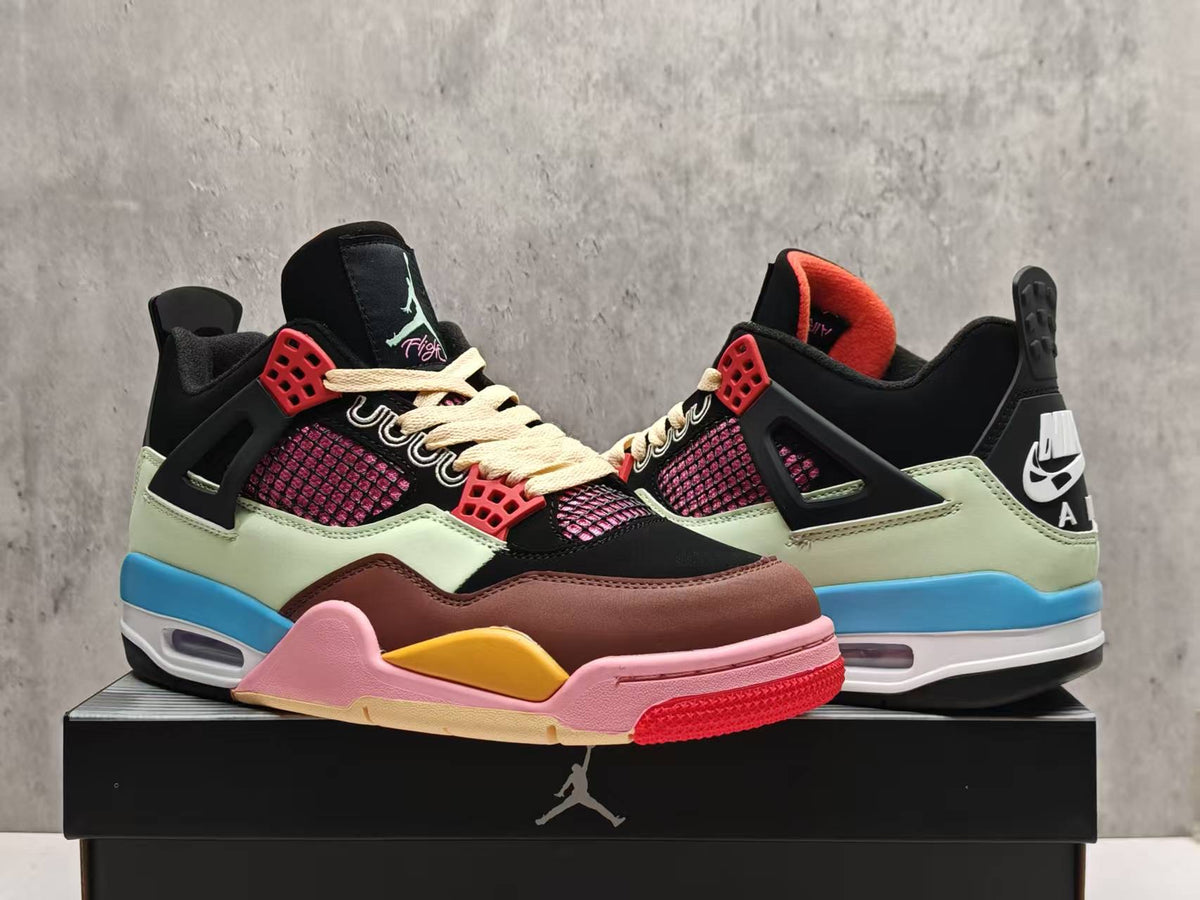 Air Jordan 4 Retro - Neutral Upper with Tropical Sole