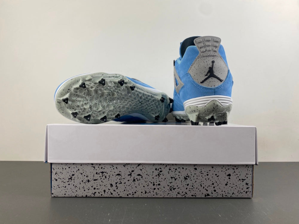 Air Jordan 4 Retro Custom Golf Shoe - University Blue