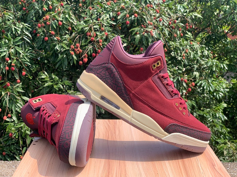 Air Jordan 3 OG "Bin 23" Team Red / Metallic Gold