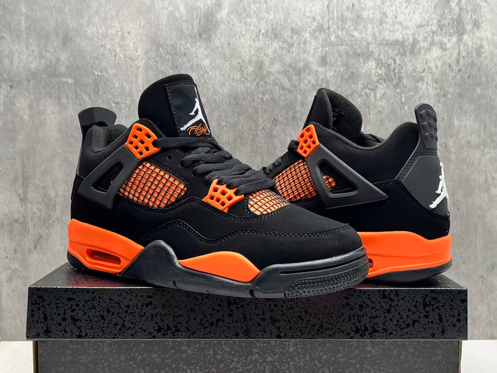 Nike Air Jordan 4 Retro Orange Shoes