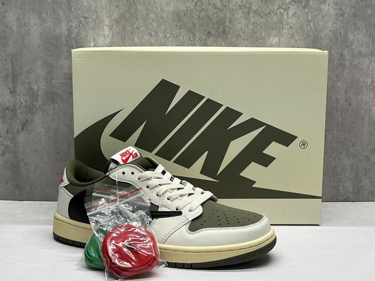 Travis Scott x Air Jordan 1 Retro Low OG SP 'Reverse Olive'