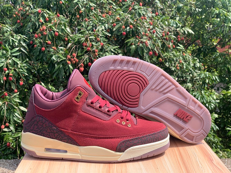 Air Jordan 3 OG "Bin 23" Team Red / Metallic Gold